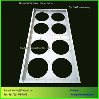 Piezas de chapa modificadas para requisitos particulares de perforación de doblez del CNC del servicio del CNC